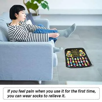 TrelaCo Foot Massage Mat for Relaxation and Reflexology