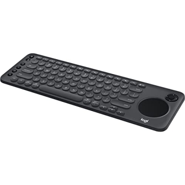 Logitech K600 TV - TV Keyboard with Integrated Touchpad and D-Pad Compatible with Smart TV - Graphit...