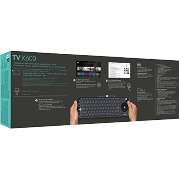 Logitech K600 TV Keyboard with Touchpad Features