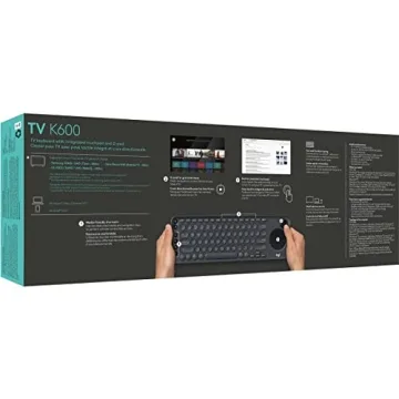 Logitech K600 TV Keyboard with Touchpad Features