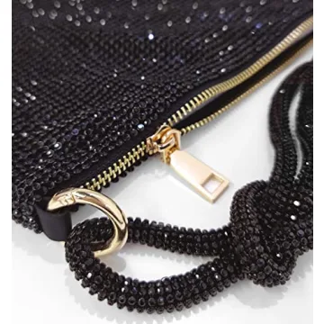 Sparkly Rhinestone Hobo Bag for Women - Perfect Evening Purse