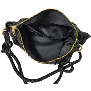 Sparkly Rhinestone Hobo Bag for Women - Perfect Evening Purse