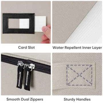 BALEINE China Storage Containers for Safe Dinnerware Transport