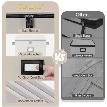 BALEINE China Storage Containers for Safe Dinnerware Transport