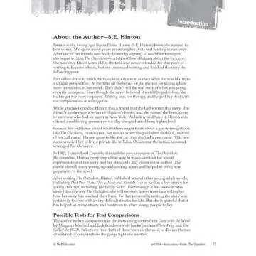 The Outsiders Instructional Guide for Grades 6-12 Education