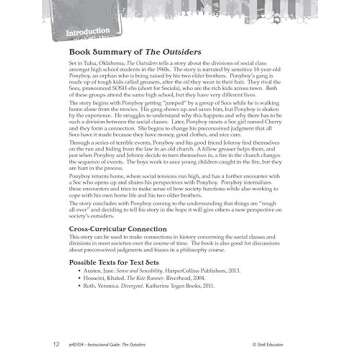 The Outsiders Instructional Guide for Grades 6-12 Education