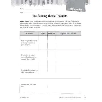 The Outsiders Instructional Guide for Grades 6-12 Education