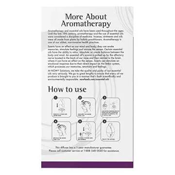 NOW Foods Essential Oils, Ultrasonic Faux Wood Aromatherapy Oil Diffuser, Contemporary Design, Extremely Quiet Heat Free, Color Changing LED Diffuser