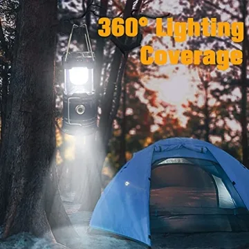 Portable LED Camping Lantern - Lightweight & Solar
