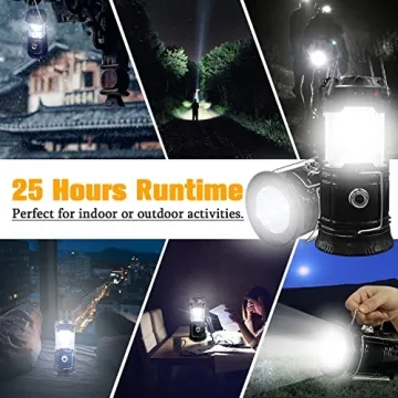 Portable LED Camping Lantern - Lightweight & Solar