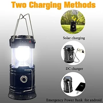 Portable LED Camping Lantern - Lightweight & Solar