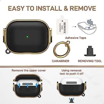 Maxjoy AirPods Pro Case with Lock - Cute & Durable