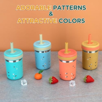 Tronco Stainless Steel Sippy Toddler Cups for Kids