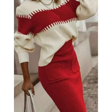 Stylish Women’s Casual Sweater Set Offers Comfort and Chic Style