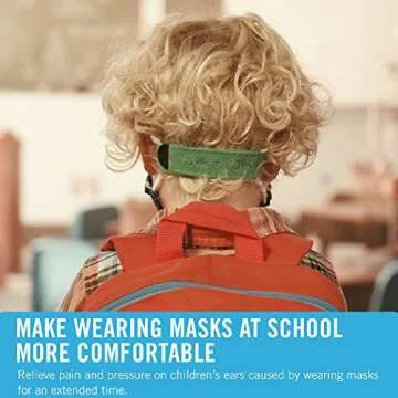 VELCRO Brand Face Mask Extender includes 4 Black Straps, 12” x 1” Comfortable and Adjustable Ear Savers, VEL-30084-USA