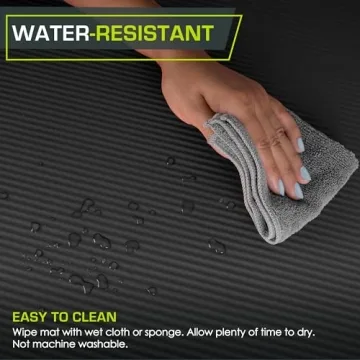 ProsourceFit Extra Thick Yoga and Pilates Mat for Comfort