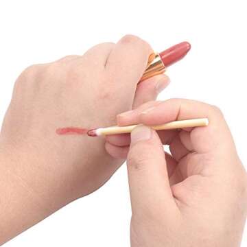 100pcs Eco-Friendly Bamboo Lip Gloss Applicators