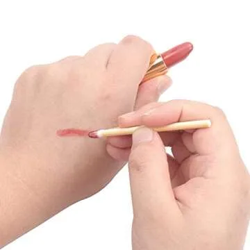 100pcs Eco-Friendly Bamboo Lip Gloss Applicators