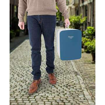 Cooluli 15L Mini Fridge - Portable Cooler & Warmer