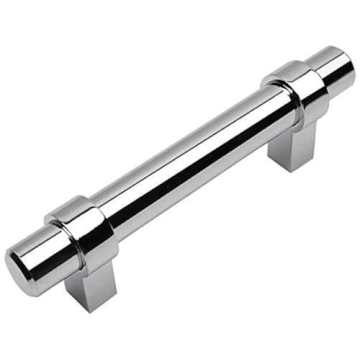 Cosmas 10 Pack Polished Chrome Bar Cabinet Handles - Elegant Design