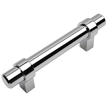 Cosmas 10 Pack Chrome Bar Cabinet Handles - Durable & Stylish