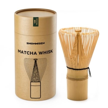Bamboo Matcha Whisk 80/100/120 Prong, Traditional Japanese Chasen Matcha Stirrer -Authentic Japanese...
