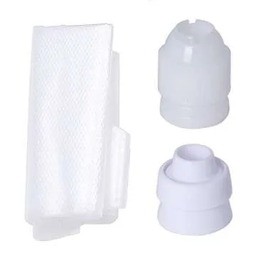 DodoBee 20 Pcs Piping Tips, Premium Stainless Steel Large Icing Tips, Cake Decorating Tips Supplies Kit Set - 8 Star tip for Piping, 10 Piping Bag with Tips and 2 Couplers Baking Supplies