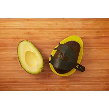 Simply Served 3-in-1 Avocado Tool: Split, Pit, Slice Safely, Store & Reduce Browning