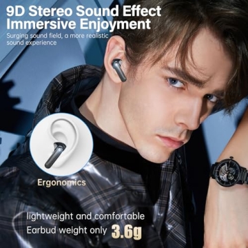 Fhumsh A10 Pro Wireless Earbuds with 50H Playback