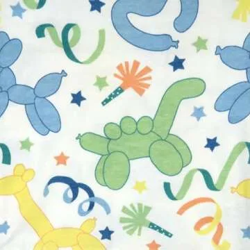 HonestBaby 2-Piece Pajamas Sleepwear PJs 100% Organic Cotton for Baby, Toddler, Kids, Boy, Birthday Bash Blue