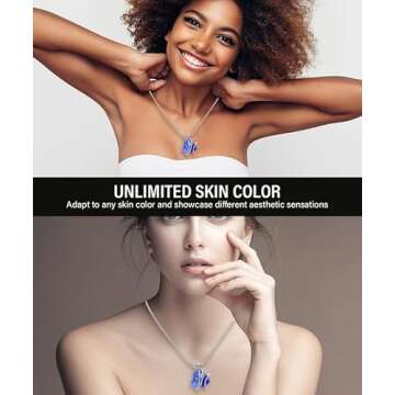 Priksia Necklaces for Women, Butterfly Pendant Necklace with Birthstone Crystals, Valentines Day Gifts for Her, Anniversary Birthday Jewelry for Women Mom Grandma Wife Girlfriend