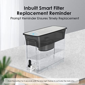 Waterdrop 35-Cup Slim Water Filter Dispenser for Clean Water