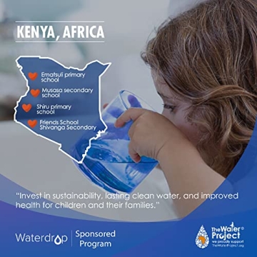 Waterdrop 35-Cup Slim Water Filter Dispenser for Clean Water