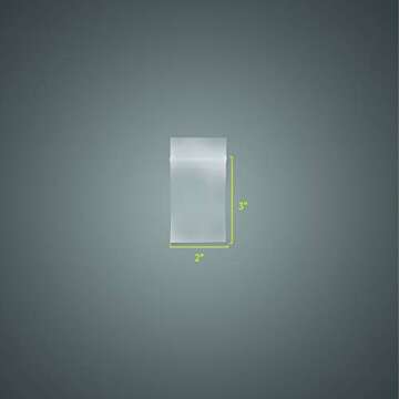 SNL Quality Zipper Lock Reclosable Clear Disposable Plastic Bags - Strong 2" X 3" - 2 MIL - 1,000 Ba...