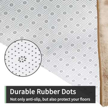 Sour Lemon Area Rugs 9x12 Living Room, Large Area Rug Shag Shaggy Carpet Soft Plush Furry Bedside Rug, Machine Washable Area Rugs for Bedroom Kids Girls Boys Home Decor Anti Slip