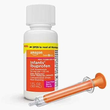 Amazon Basic Care Infants' Ibuprofen Dye-Free Berry Drops