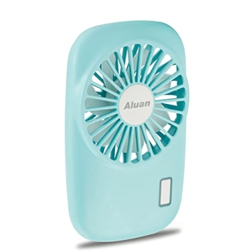 Aluan Handheld Mini Fan Powerful Small Personal Portable Speed Adjustable USB Rechargeable Eyelash F...