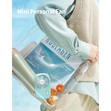 Aluan Mini Portable Handheld Fan Powerful & Adjustable