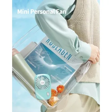 Aluan Mini Portable Handheld Fan Powerful & Adjustable