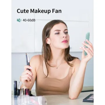 Aluan Mini Portable Handheld Fan Powerful & Adjustable