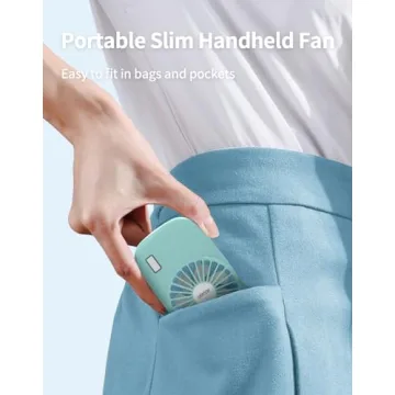 Aluan Mini Portable Handheld Fan Powerful & Adjustable