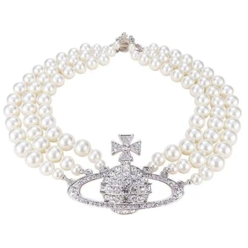Stunning Saturn Pearl Necklace for Women – Perfect Gift
