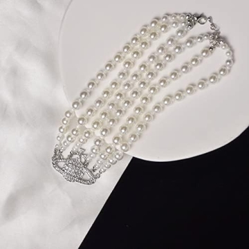 Stunning Saturn Pearl Necklace for Women – Perfect Gift