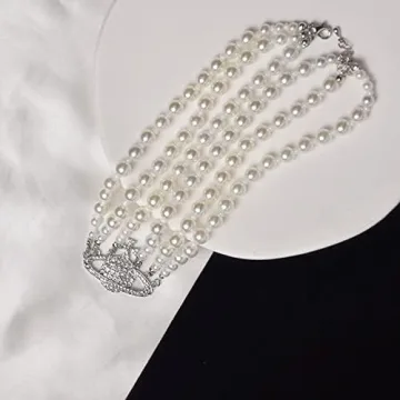 Stunning Saturn Pearl Necklace for Women – Perfect Gift