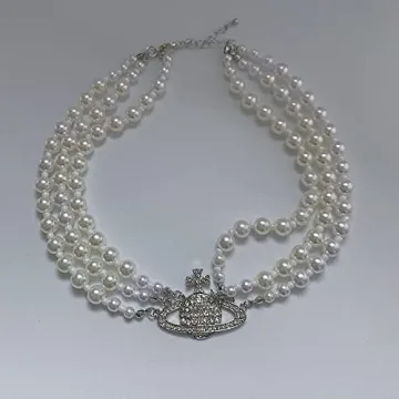 Stunning Saturn Pearl Necklace for Women – Perfect Gift