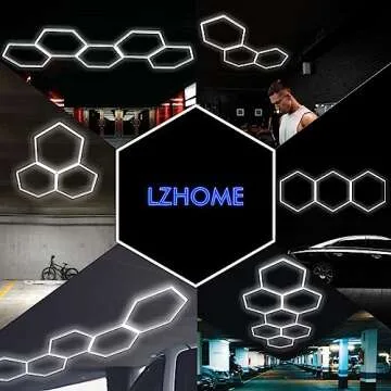 LZHOME LED Garage Lights: 15,900 Lumens of Brightness