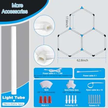 LZHOME LED Garage Lights: 15,900 Lumens of Brightness