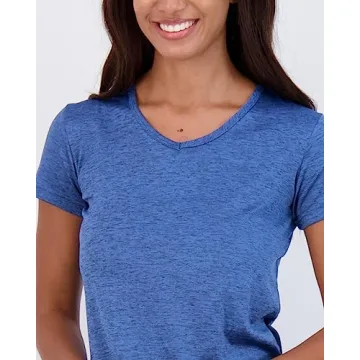 Versatile Women's V Neck Active T-Shirt for Fitness and More