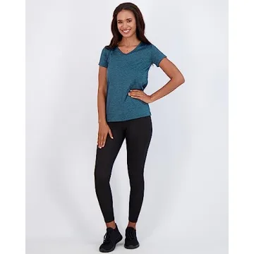 Versatile Women's V Neck Active T-Shirt for Fitness and More