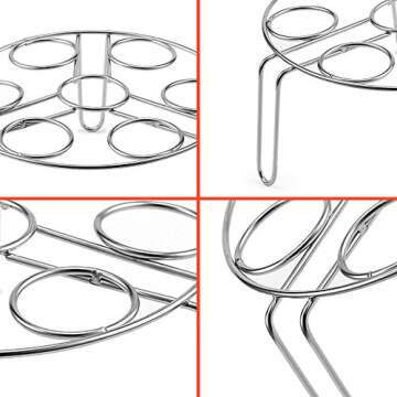 Lakatay 2-Pack Egg Steamer Rack Trivet for Instant Pot Pressure Cooker Accessories
